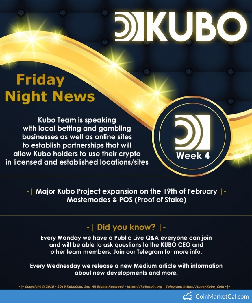 Major KUBO Project Expansion
