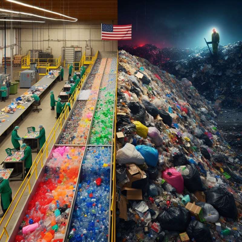 Global Disparity in Recycling