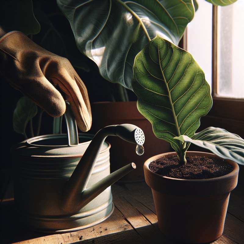 Watering Your Fiddle Leaf