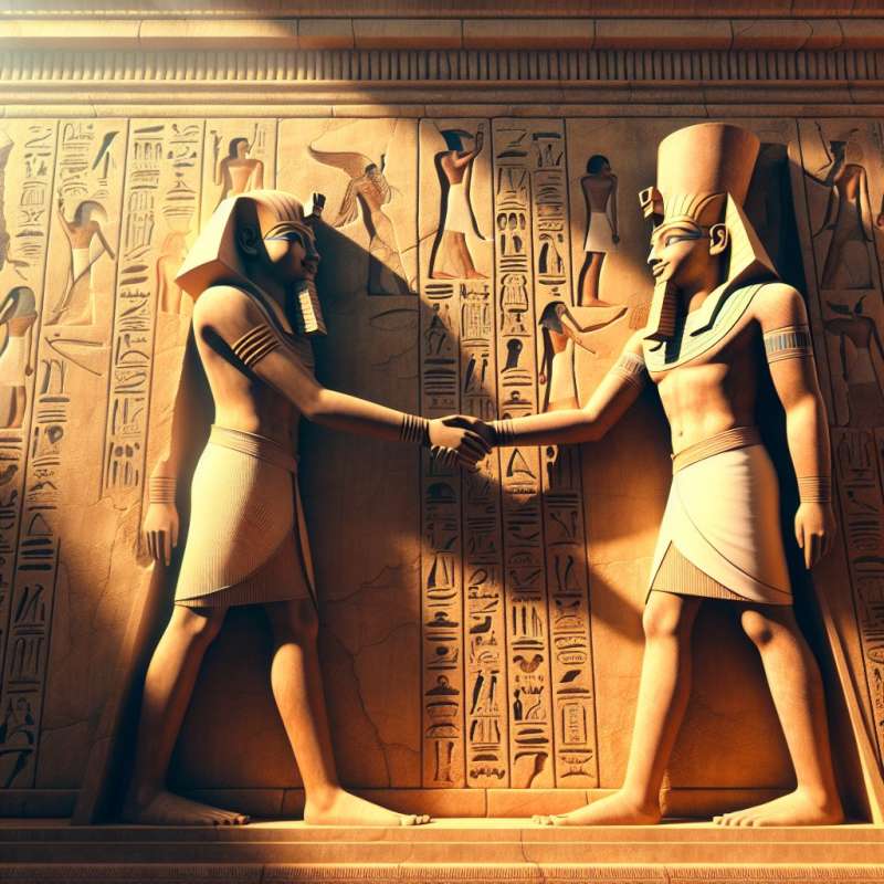 Handshakes in Hieroglyphs