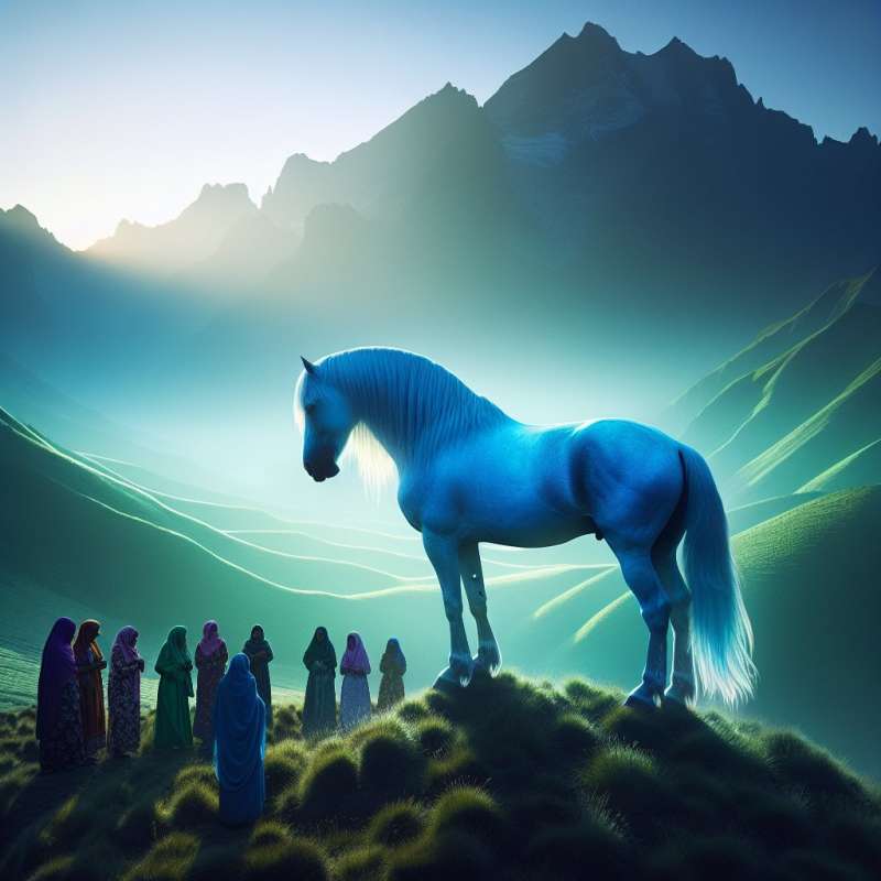 Blue Horse Majesty