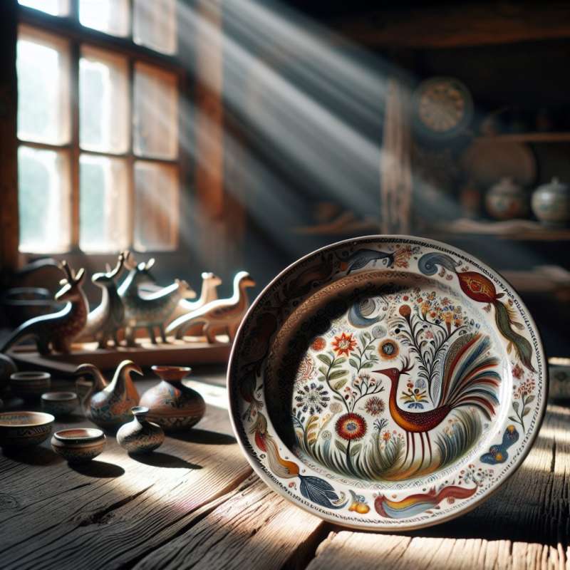 Scandinavian Folk Art on Ceramics: A Historical Journey