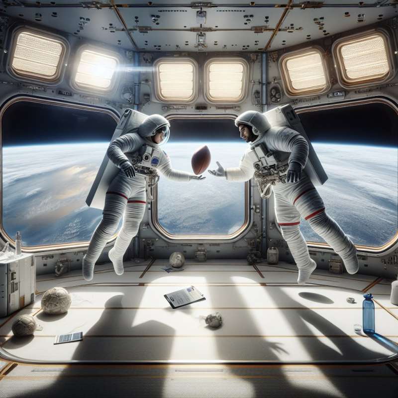 Football in Microgravity