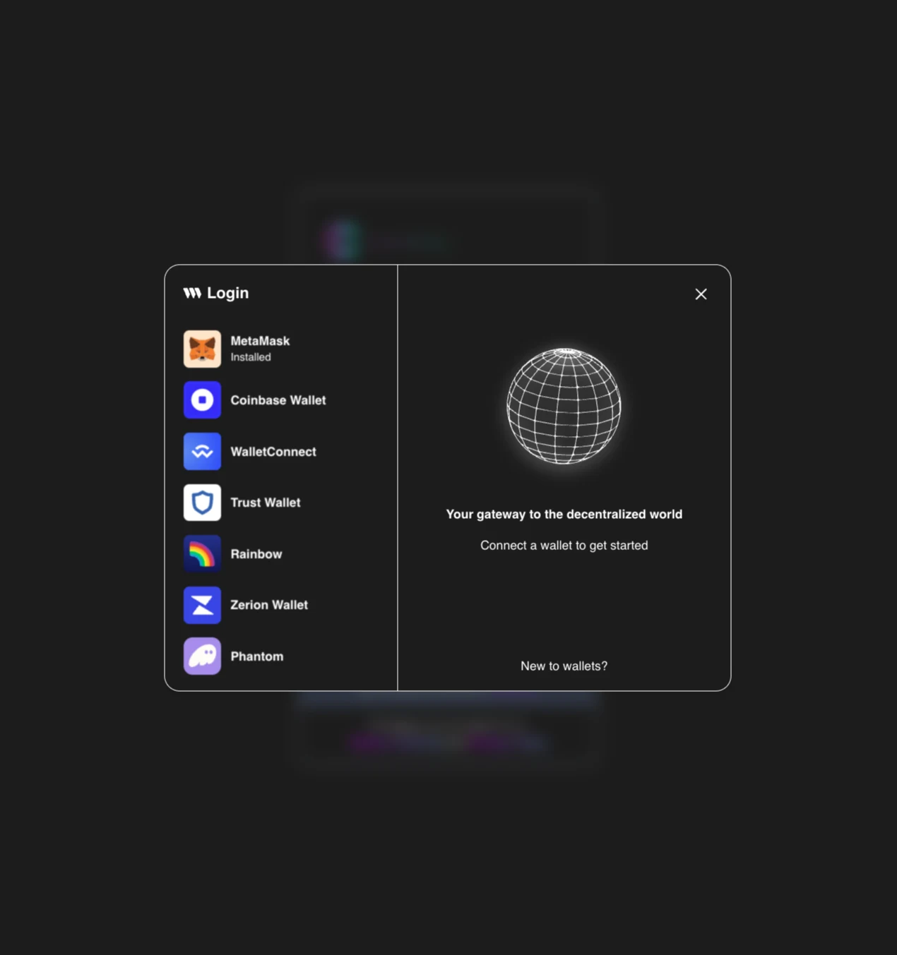 Coindraw Platform Interface