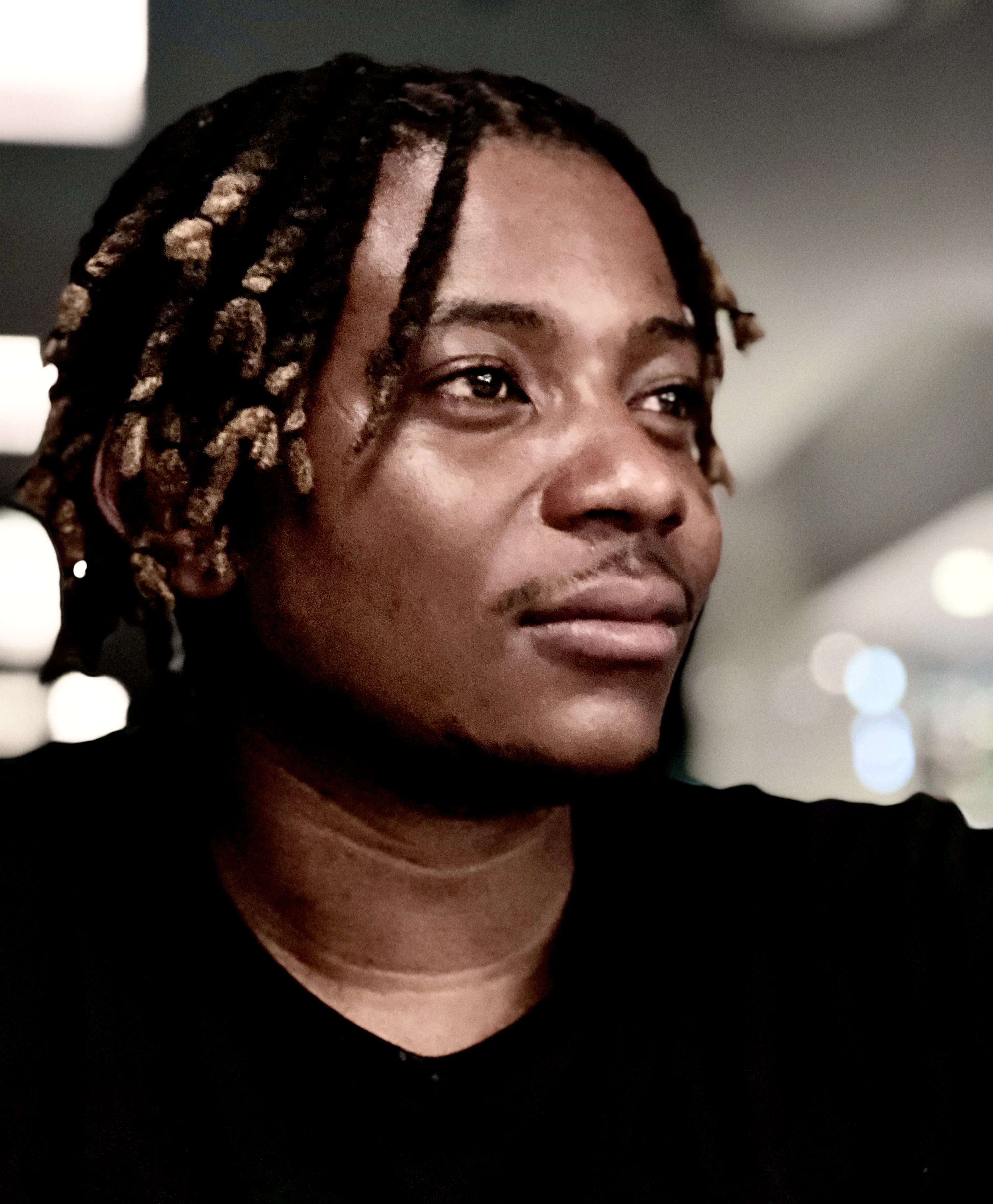 Cyprian T. Aarons working on AI solutions