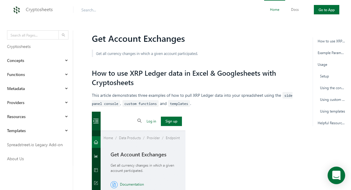 How to pull Get Account Exchanges data from XRP Ledger into Excel and