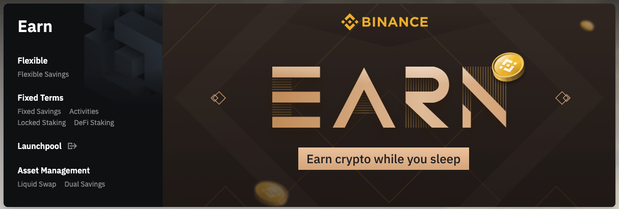 Passive Income with Binance