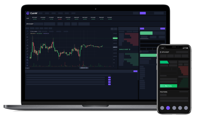trade on coinW.