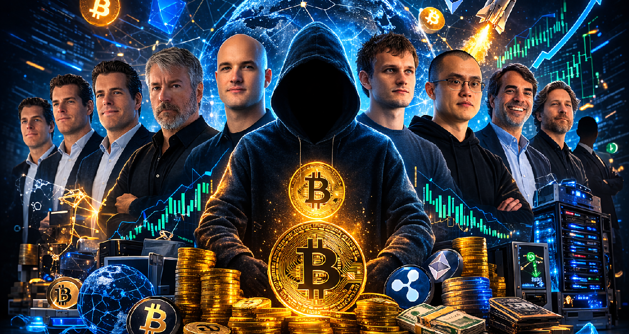 Top 10 Richest People In Crypto In 2026 | Crypto University | Crypto ...