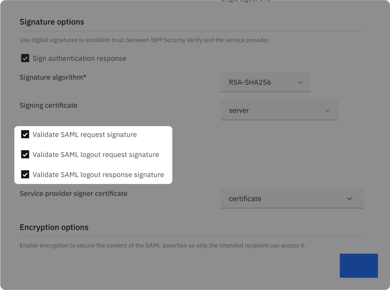 SSO IBM Security Verify integration with Cryptr