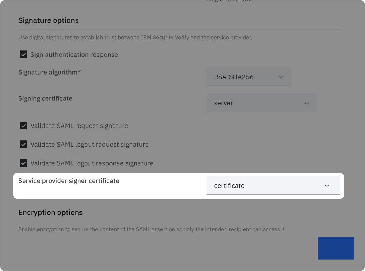 SSO IBM Security Verify integration with Cryptr