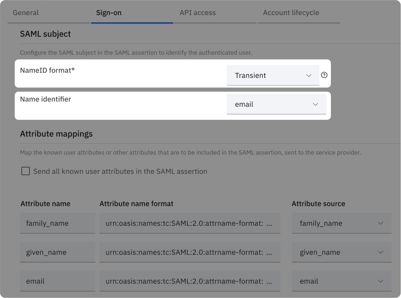 SSO IBM Security Verify integration with Cryptr