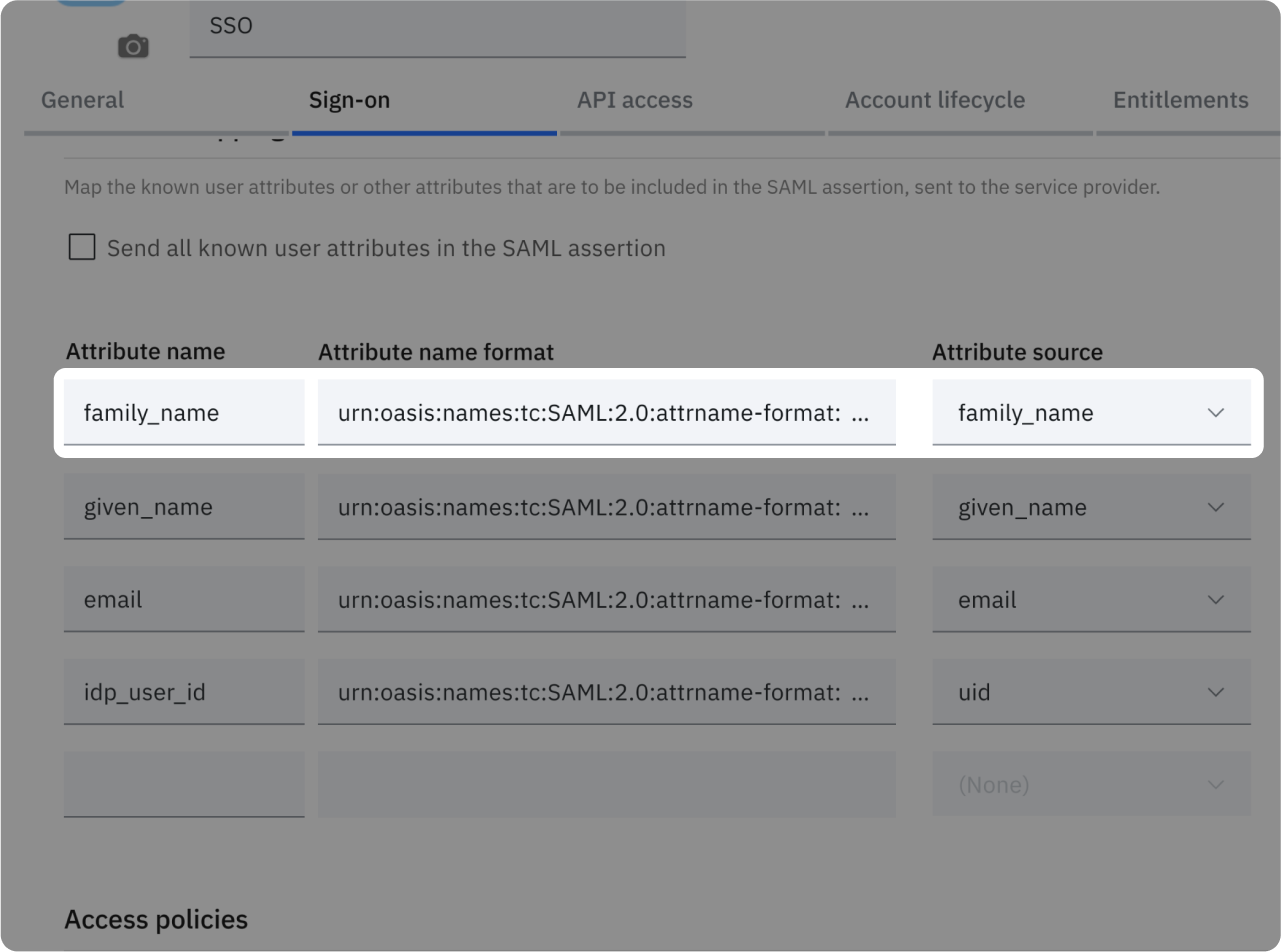 SSO IBM Security Verify integration with Cryptr