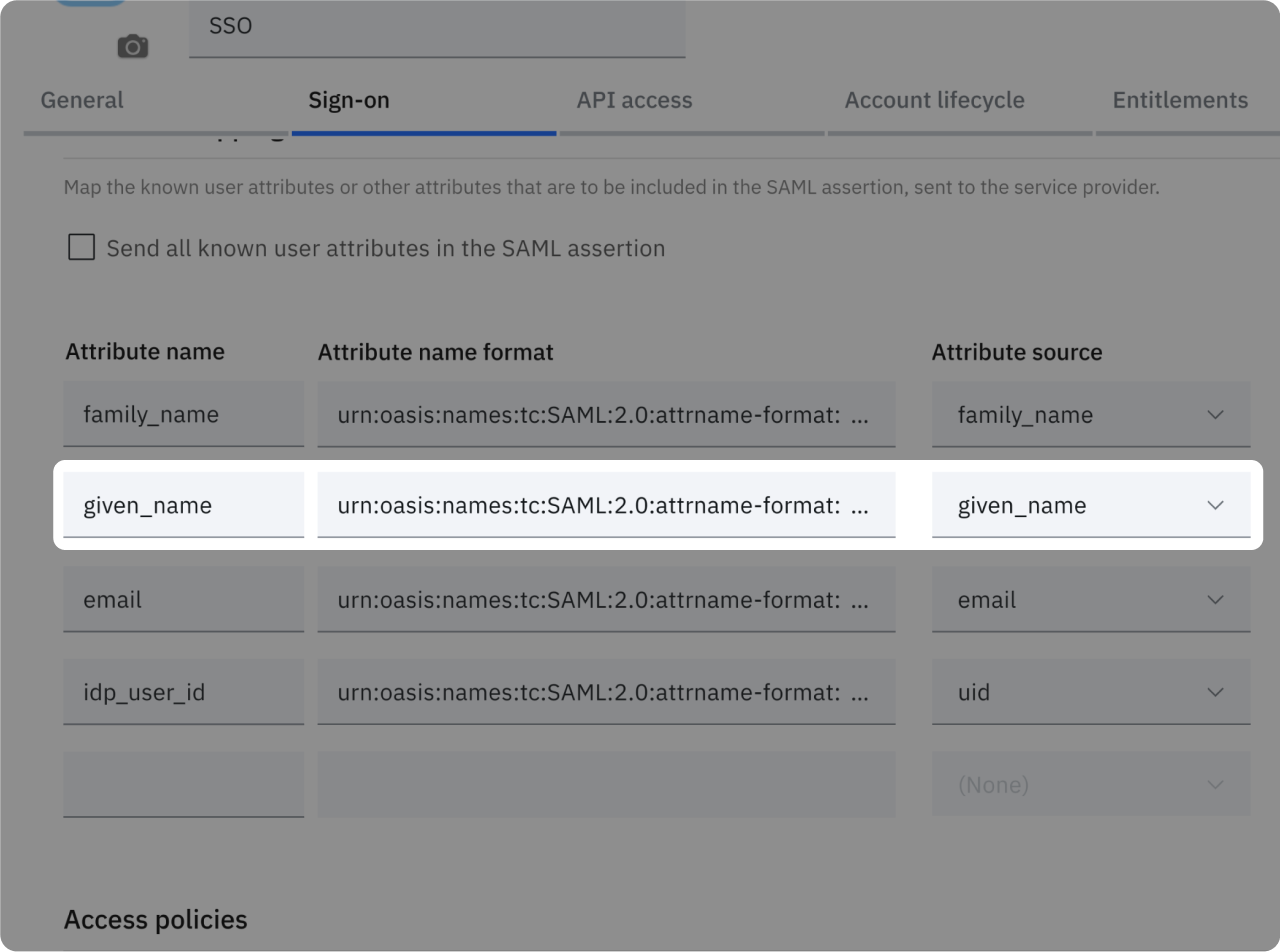 SSO IBM Security Verify integration with Cryptr