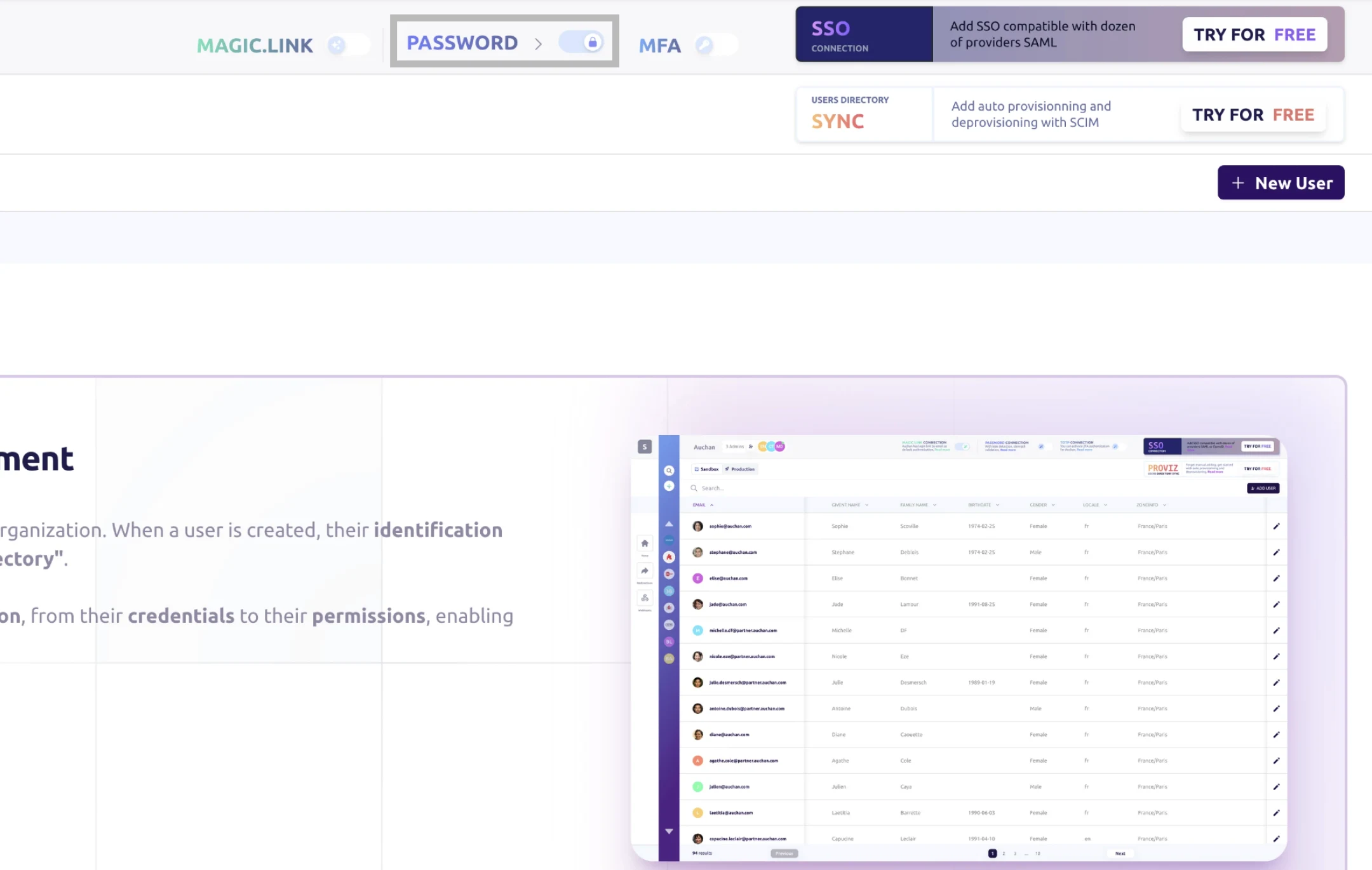 Cryptr Dashboard - Activate Password Connection