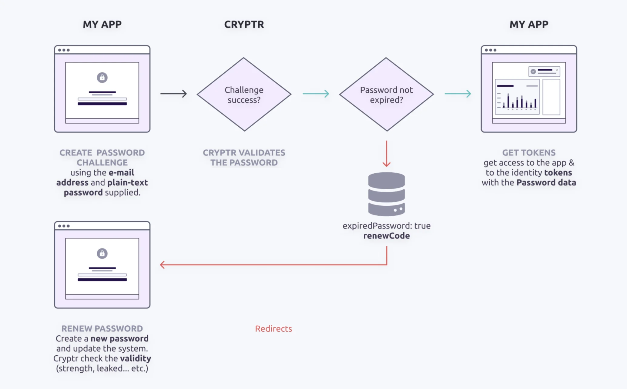 Cryptr schema - Integrate the challenge to your app