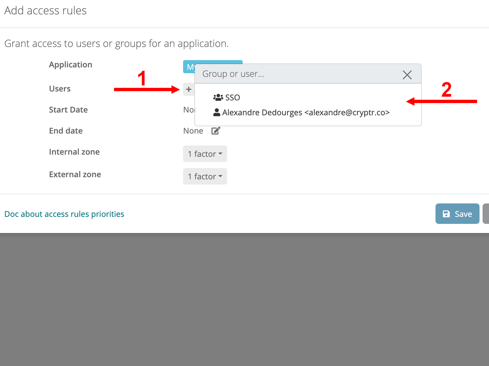 SSO Wallix integration with Cryptr