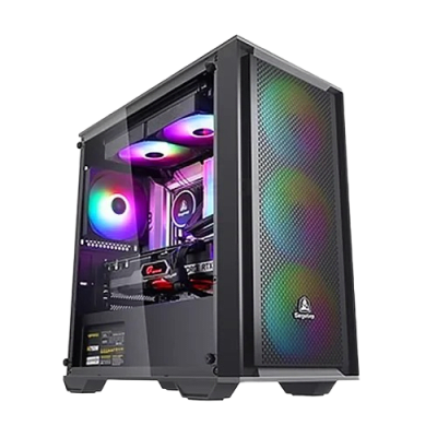 SEGOTEP GANK 240S MID-TOWER BLACK WITH 04 RGB FANS