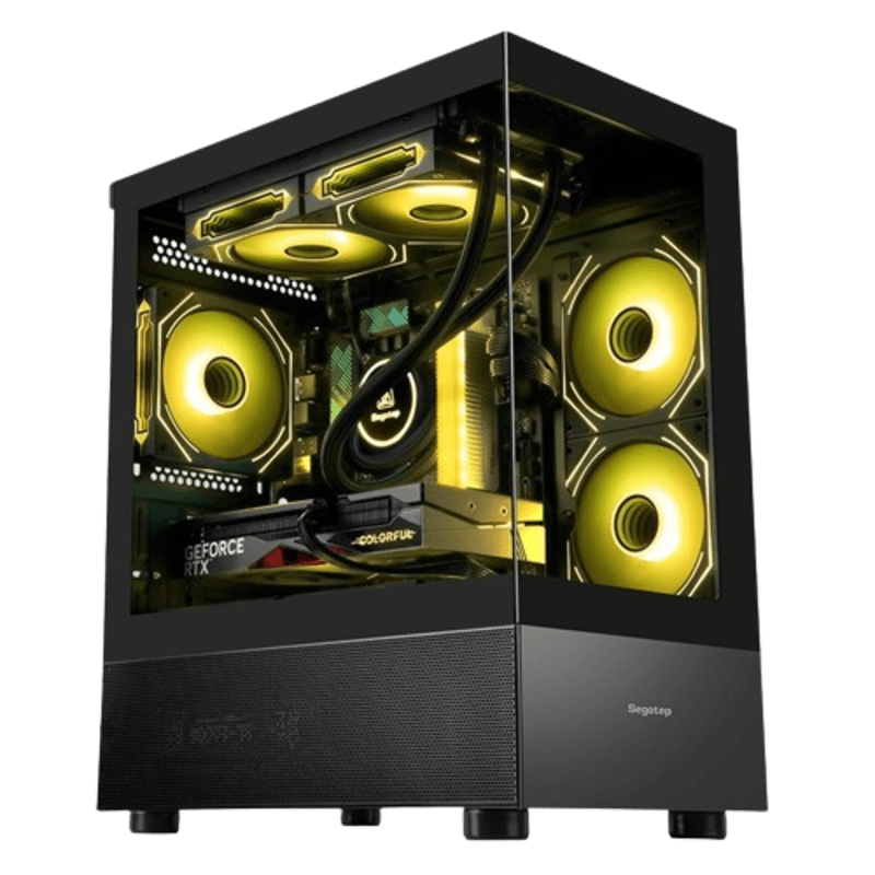 SEGOTEP ENDURA 240S Mid-Tower Black with 03 RGB Fans