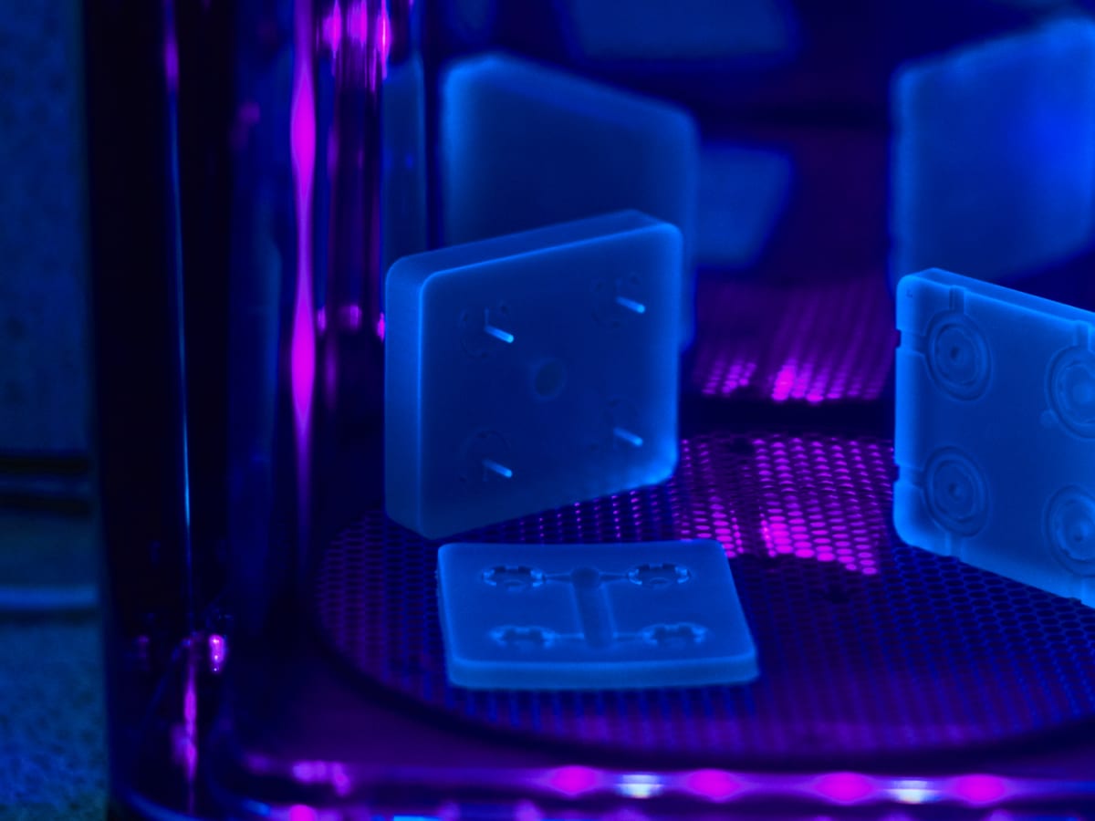 3D-printet støbeværktøj under hærdning hos Carmo