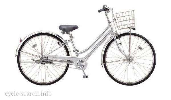 予約販売自転車bridgestone 軽快車 シルバー
