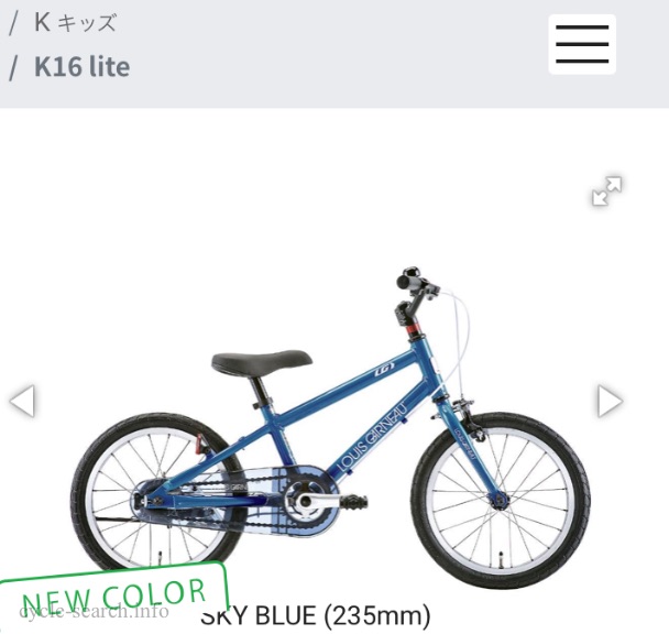 東京都中央区 ルイガノ k16lite の盗難自転車