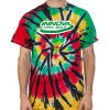 Innova Swoosh Logo Rasta Tie-Dye T-Shirt (Short Sleeve)- Tie-Dye T-Shirt (Short Sleeve) - 1