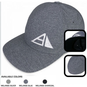 Axiom Pyramid Logo Flex Fit Delta Carbon Baseball Cap - Flexfit Delta Baseball Cap