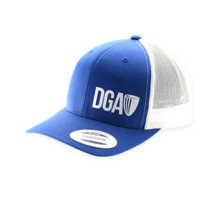 DGA Basket Logo Mesh Snapback Baseball Cap- Baseball Cap - 5