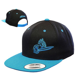 Discraft Crank Logo Snapback Adjustable Baseball Cap - Flatbill Snapback Adjustable Baseball Cap