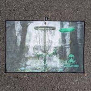 Doomsday Discs Full Color Waffle Weave Towel - Full Color Waffle Weave Towel