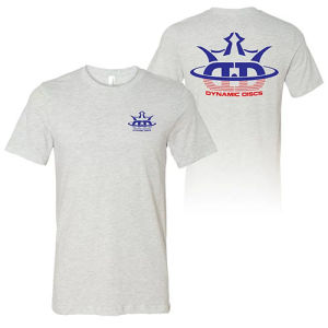 Dynamic Discs Follow Thru T-Shirt Logo (Short Sleeve) - Cotton Performance T-Shirt (Short Sleeve)