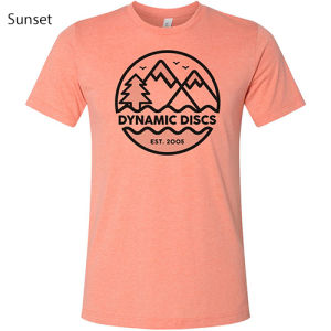 Dynamic Discs Mountains Logo T-Shirt (Short Sleeve)- Performance Blend T-Shirt (Short Sleeve) - 2