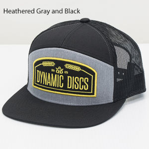 Dynamic Discs Wheat Arched Snapback Cap- Flatbill Snapback Mesh Cap - 6