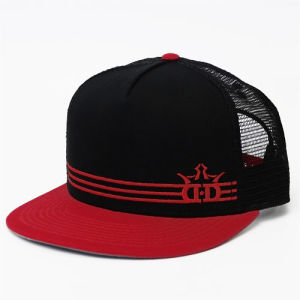 Snapback Adjustable Flatbill Cap- Flatbill Snapback Cap - 4