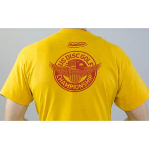 Innova Air Raid Logo (Front) and Innova Swoosh and USDGC Logo (Back) DryBlend T-Shirt (Short Sleeve)- DryBlend T-Shirt (Short Sleeve) - 3