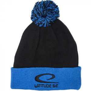 Latitude 64 Swoosh Logo Pom Beanie- Pom Beanie - 1