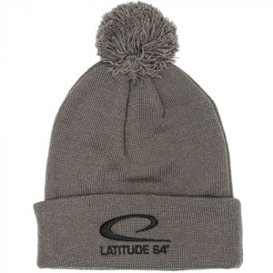 Latitude 64 Swoosh Logo Pom Beanie- Pom Beanie - 3