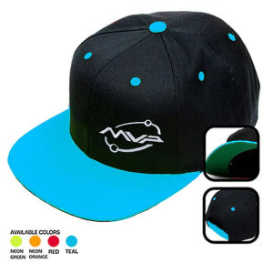 MVP Orbit Logo Two Color Flatbill Snapback Cap - Flatbill Snapback Cap