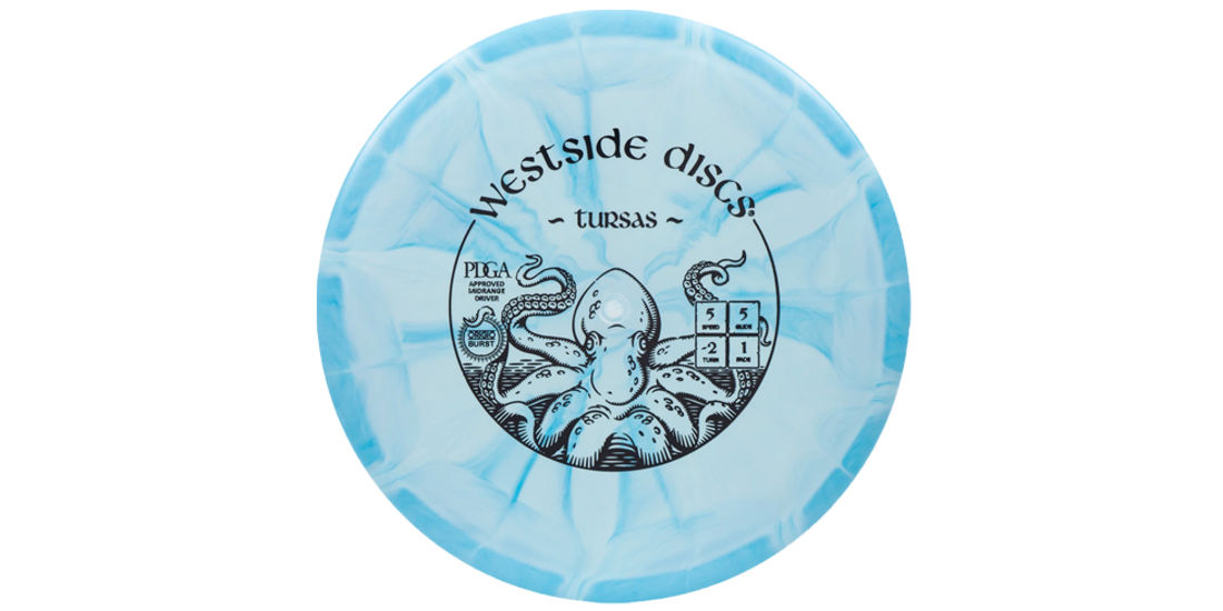 Westside Discs Origio Burst Tursas – Disco Da Golf Stabile, 5/5/-2/1