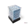 Chessex - 12mm d6 Dice Block - Opaque Pastel Blue/Black