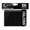 UltraPro Sleeves - Gloss Eclipse Standard - Jet Black (100)