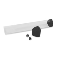 Playmat Tube with Dice/Cap - Black Thumb Nail