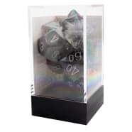 Poly 7 Dice Set: Borealis Luminary: Light Smoke/Silver Thumb Nail