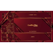 Magic: The Gathering - New Player Series - Commander Playmat: Ruby Red (Left) Thumb Nail