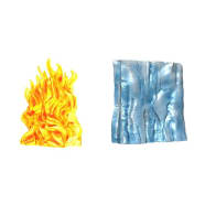 D&D Fantasy Miniatures: Spell Effects - Wall of Fire & Wall of Ice Thumb Nail