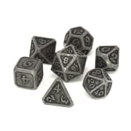 Poly 7 Dice Set: Mythica Metal - Dark Iron Thumb Nail