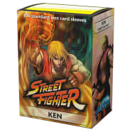 Dragon Shield Sleeves: Classic Art - Street Fighter - Ken(100) Thumb Nail