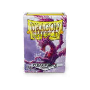 Dragon Shield Sleeves: Matte Clear Purple (100) Thumb Nail