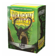 Dragon Shield Sleeves: Matte - Lime (100) Thumb Nail